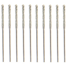 20Pcs 0.8mm Diamond Coated Tipped Tip Twist Drill Bit for Glass Jewelry Stone Tile