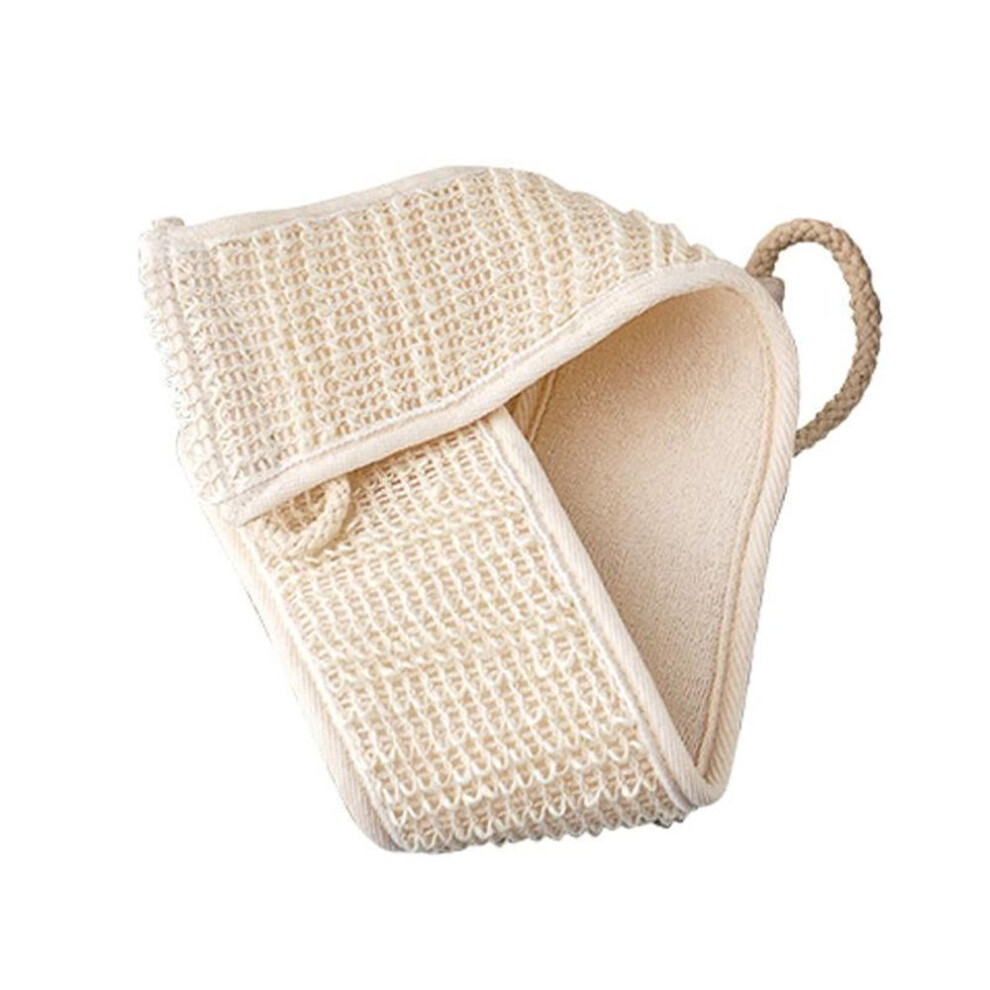 (as the picture) 1pc Exfoliating Strap Retractable Back Massager Pull Back Strip Rub Back Strip Shower Band Bath Towel