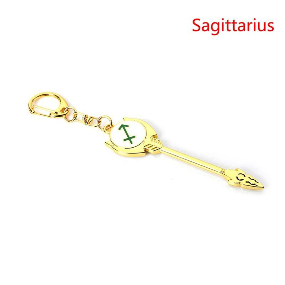 (Other, Sagittarius) Cartoon Anime Fairy Tail Zodiac Star Summons Key Twelve Constellation Keychain