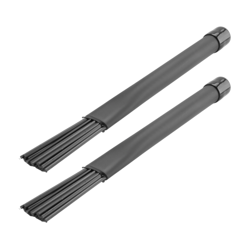 Ζεύγος Jazz Drum Brushes Retractable Sticks 32 cm μαύρο 2