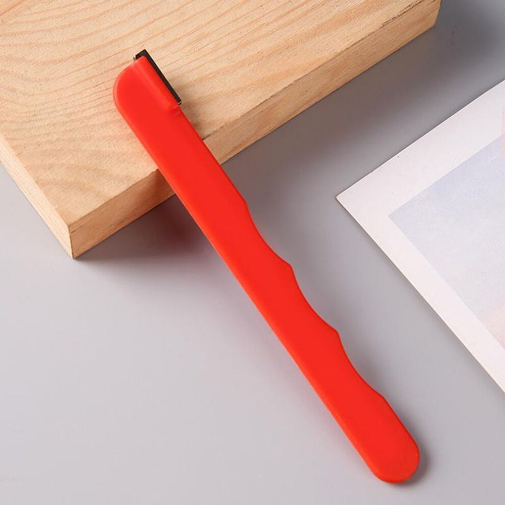 (red) 1pc Tungsten And Diamond Ceramic Sharpening Stone For All Blades Including Garden Scissors Professional Kitchen Knife Sharpener