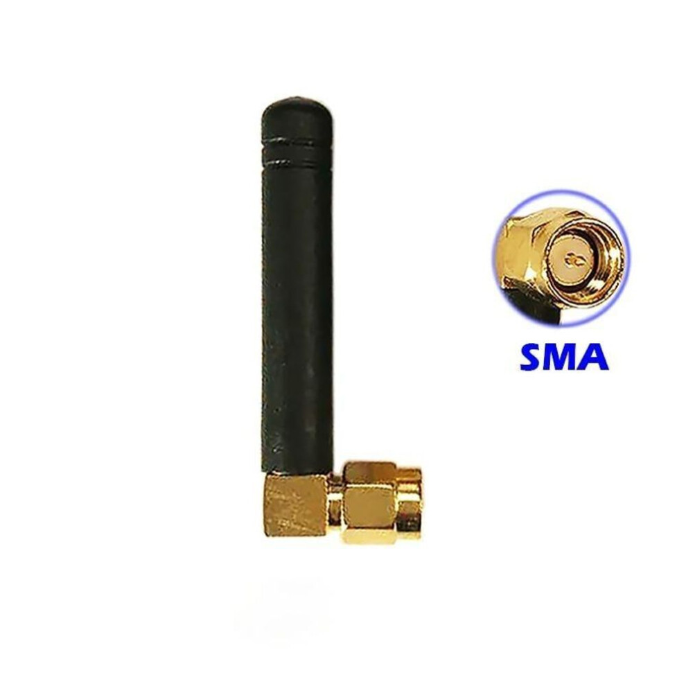 (SMA) WiFi Antenna 2.4GHz/5.8GHz Dual Band 3DBI RPSMA/SMA Connector Rubber Aeria for Mini PCI Card  Camera USB Adapter Network Router