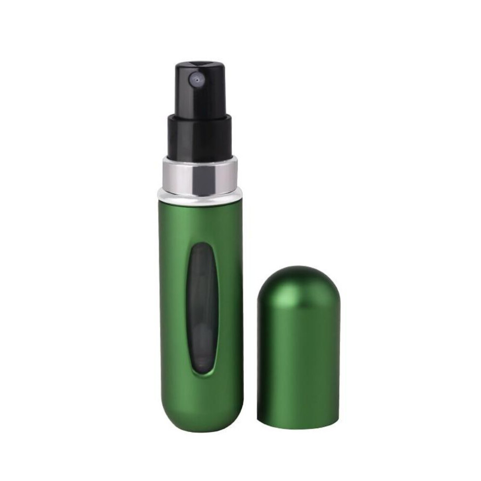 (green) Empty Refillable Perfume Bottle Travel Portable Mini Women Parfum Atomizer Original Spray Cosmetic Containers