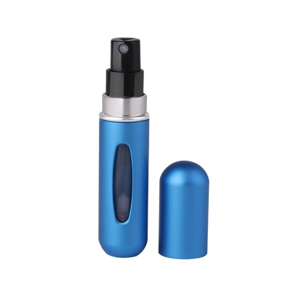 (blue) Empty Refillable Perfume Bottle Travel Portable Mini Women Parfum Atomizer Original Spray Cosmetic Containers