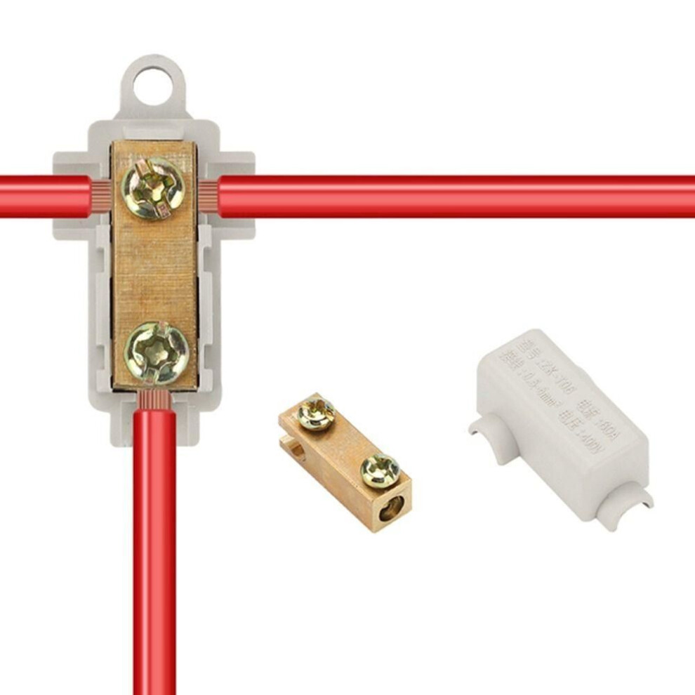 (T06) Junction Box Quick Wire Connector Terminal High Power Branch Terminal Block T-type Wiring Terminal