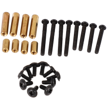5X Upgraded Metal Servo Fixed Mount Bracket Kit Parts for Rc Truck Car Accessories Toys for Children