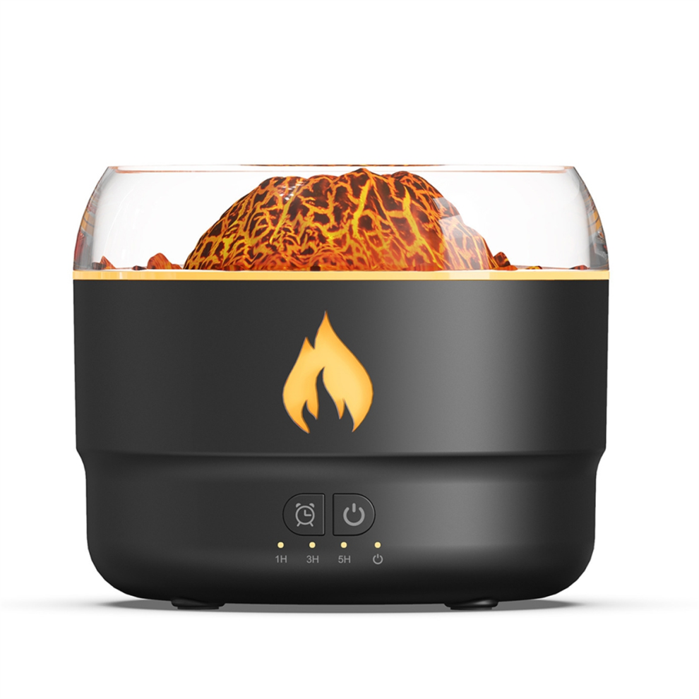Torribaly Black Essential Oil Diffuser Home Fragrance With 1H 2H 5H- Ultrasonic Humidifier For Housewarming Spa Nursery Room