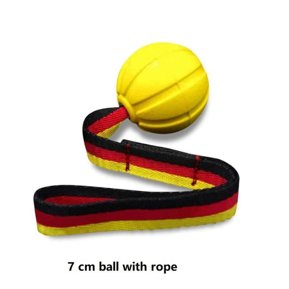 (7cm) Dog Toy Balls On A Rope For Small Medium Large Dogs Chewers Durable Interactive Bite Ball Eva Foam Ball Floats