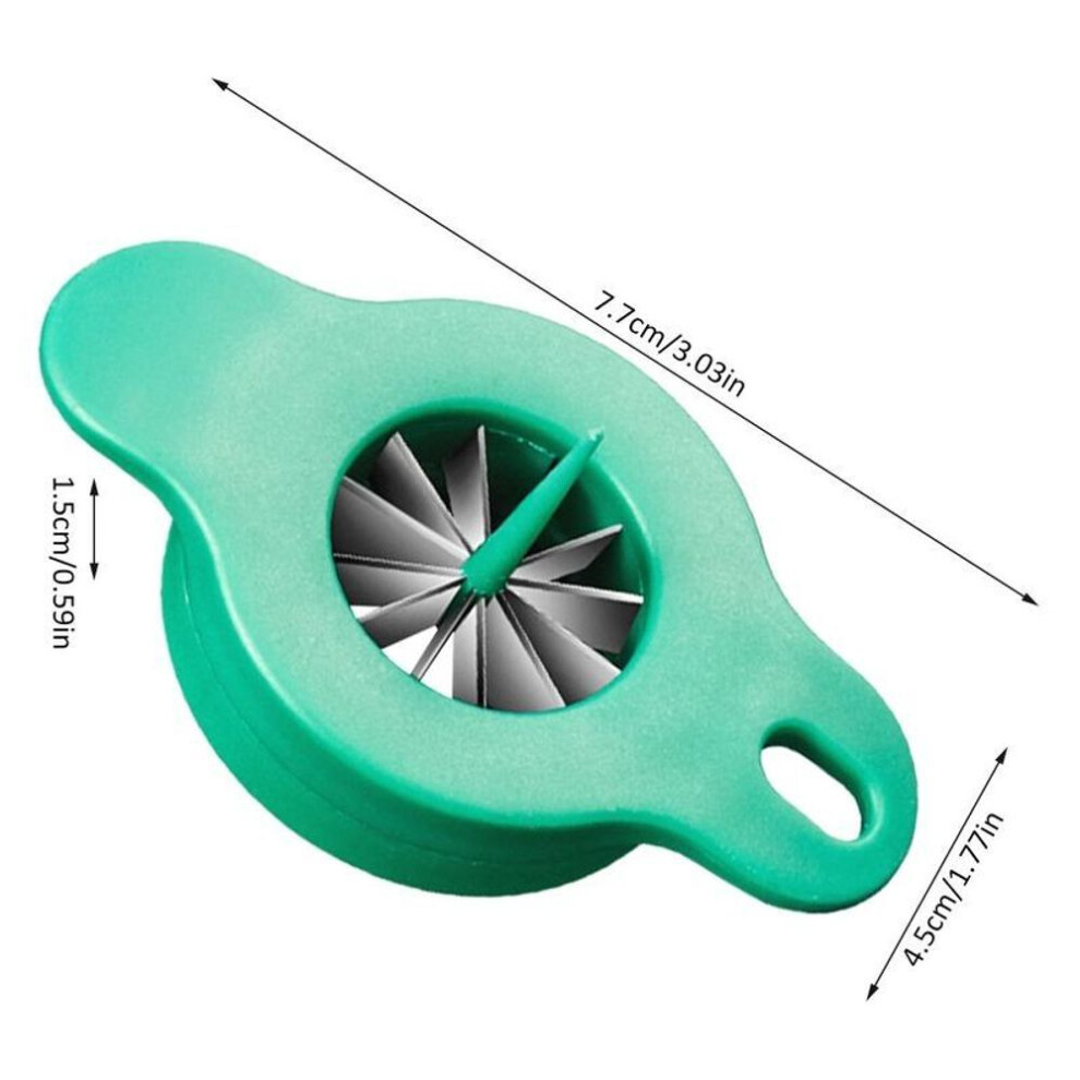 (green) New Green Onion Easy Slicer Shredder Plum Blossom Cut Green Onion Wire Drawing Superfine Vegetable Shredder Kitchen Accessories