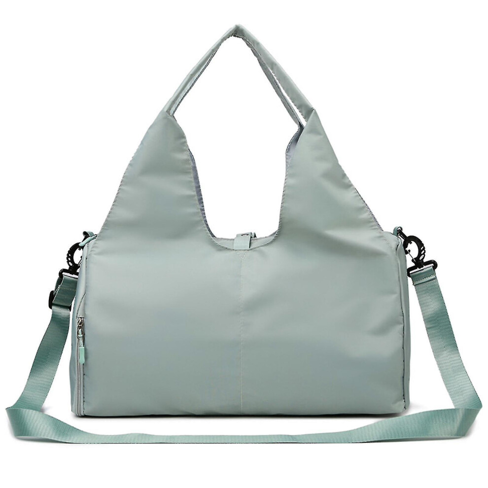 (Fruit green) Sports Bag Large Travel Bag With Shoe Compartment And Wet Pocket, Waterproof Foldable Gym Bag, Training Bag