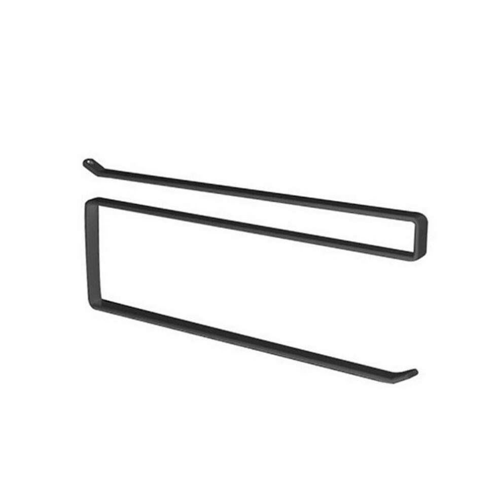 (black) Paper Roll Holder Towel Rack Home Storage Toilet Bathroom Storage Rack Hanging Shelf Kitchen Tissue Accessoriy Wall Stand Hanger