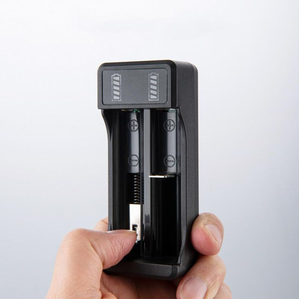 (A) Lithium Battery Charger 18650 Battery Box USB Fast Charging Box 14500 Lithium Battery Multi Slot 3.7V