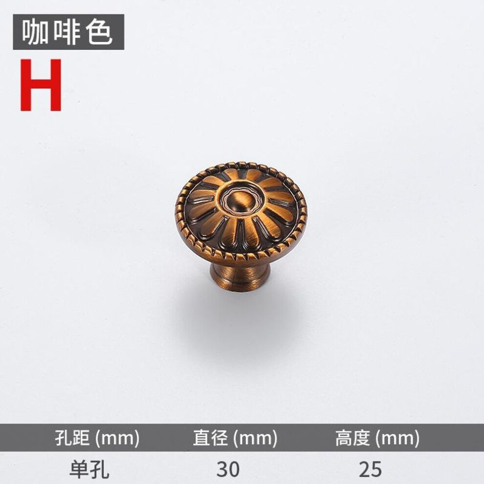 (H) 2Pcs Retro Kitchen Cabinet Knobs Cupboard Door Zinc Alloy Handles Vintage Wardrobe Furniture Handle Desk Drawer Pulls