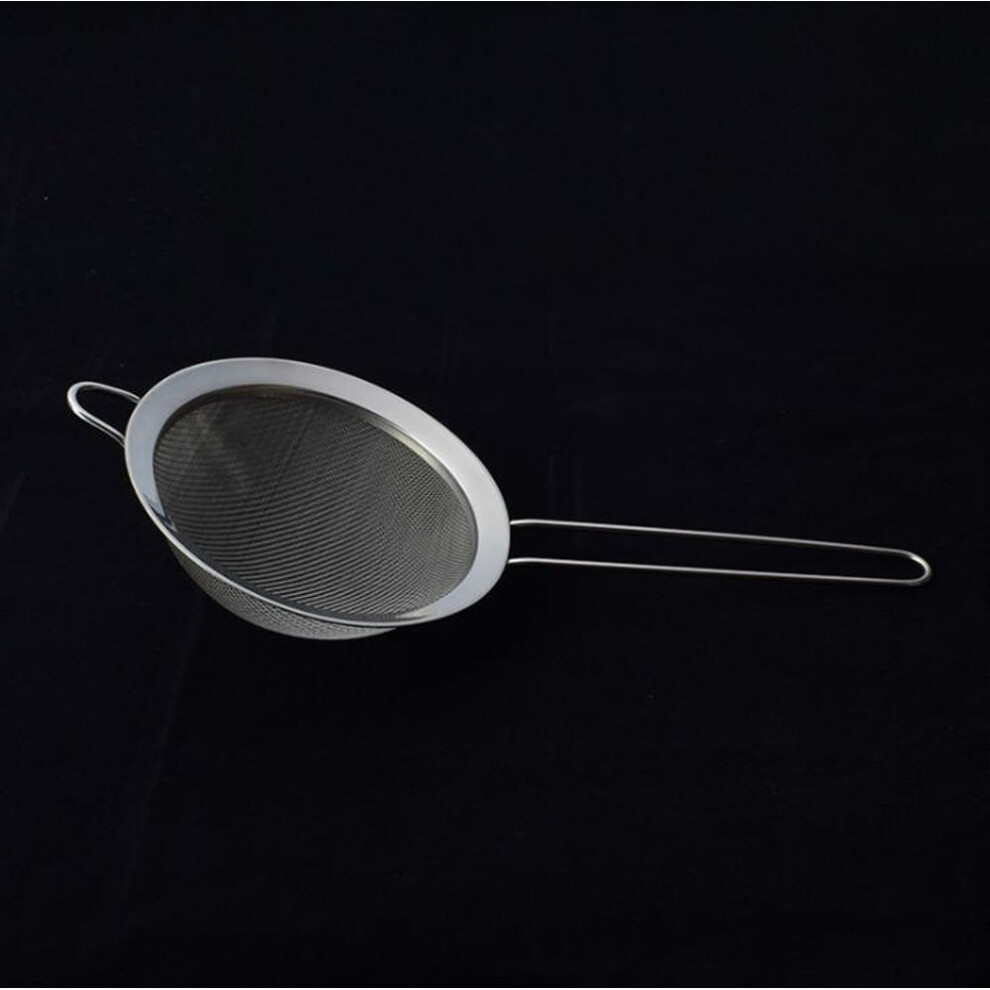 1 Pcs New Diameter 7cm Small Stainless Steel Fine Wire Mesh Oil Skimmer Strainer Flour Sifter