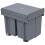 Homcom HOMCOM Recycle Waste Bin 40L Sorter Kitchen Recycle Waste Bin Pull ABS Silver 8