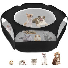 Cage pour animaux, avec couvercle anti-fugue, clôture pliable