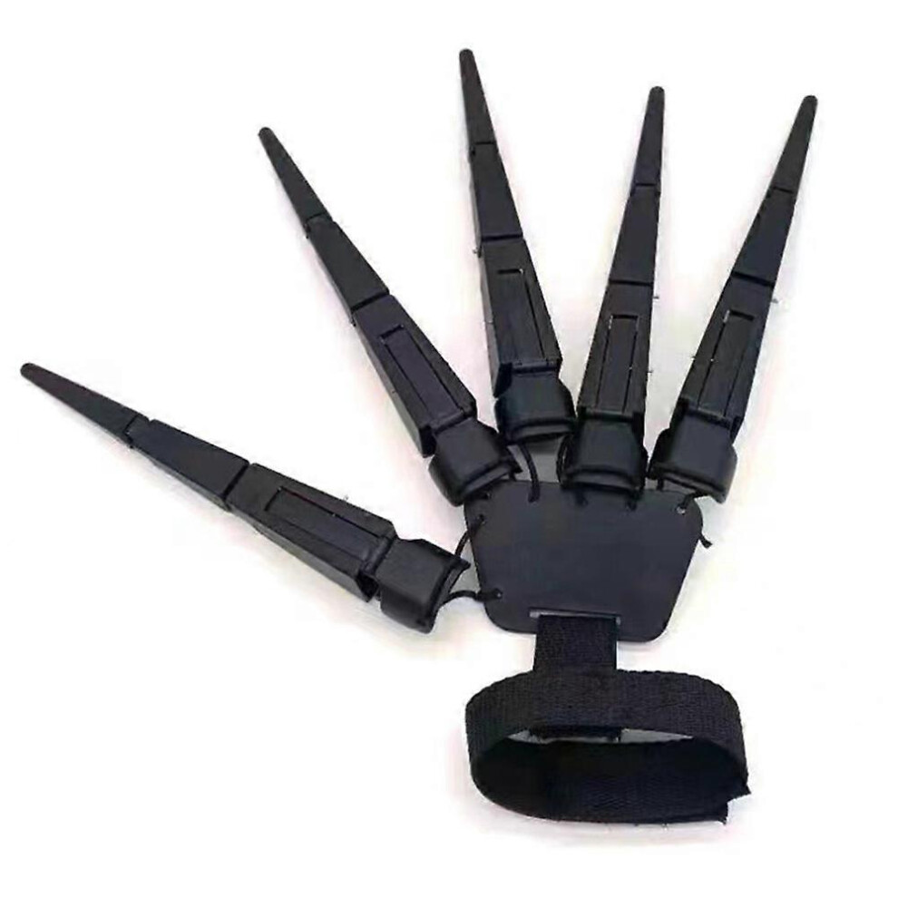 (Right Hand, ) Articulated Fingers Halloween Finger Halloween Cosplay Party Props Black