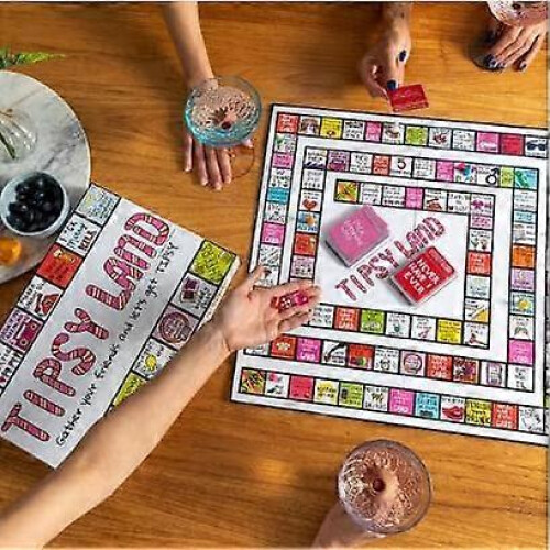 Tipsyland Drinking Board Game for Adults, Party Funny Interactive Drinking Board Game 2