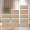 (3 Tier) Stackable Storage Boxes with Lids & Wheels Plastic Storage Organizer with Front Doors for Home, Office, Bedroom, Bathroom & Living Room 7