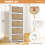 (3 Tier) Stackable Storage Boxes with Lids & Wheels Plastic Storage Organizer with Front Doors for Home, Office, Bedroom, Bathroom & Living Room 12
