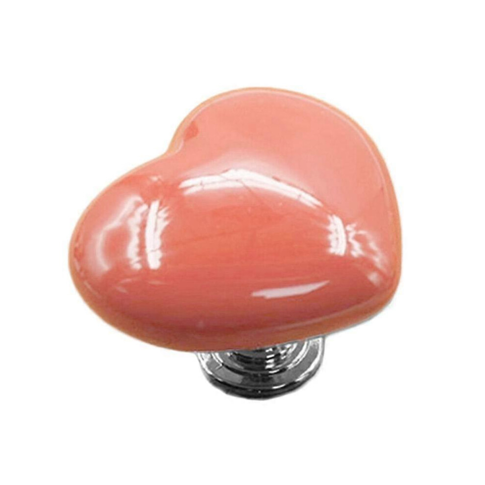 Colourful heart-shaped toilet flush button, portable toilet tank aid, push button replacement