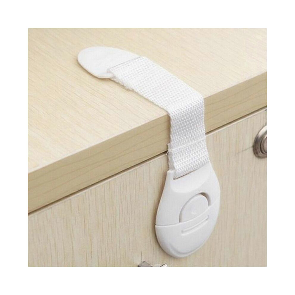(10 pcs) Baby Safety Cupboard Door Drawer Lock Clip For Proof Fridge Locks