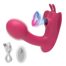 (red) Clitoral Sucking Vibrator Female With Remote Control Clit Sucker Clitoris Stimulator Real Dildo Vibrating Sex Toys For Women