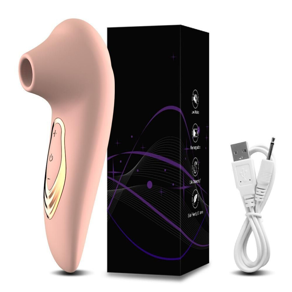 (light pink) Pomfw Clitoral Stimulator G Spot Vibrator Clitoris Sucker Oral Sex Tongue Lick Nipple Suckers Sex Toys