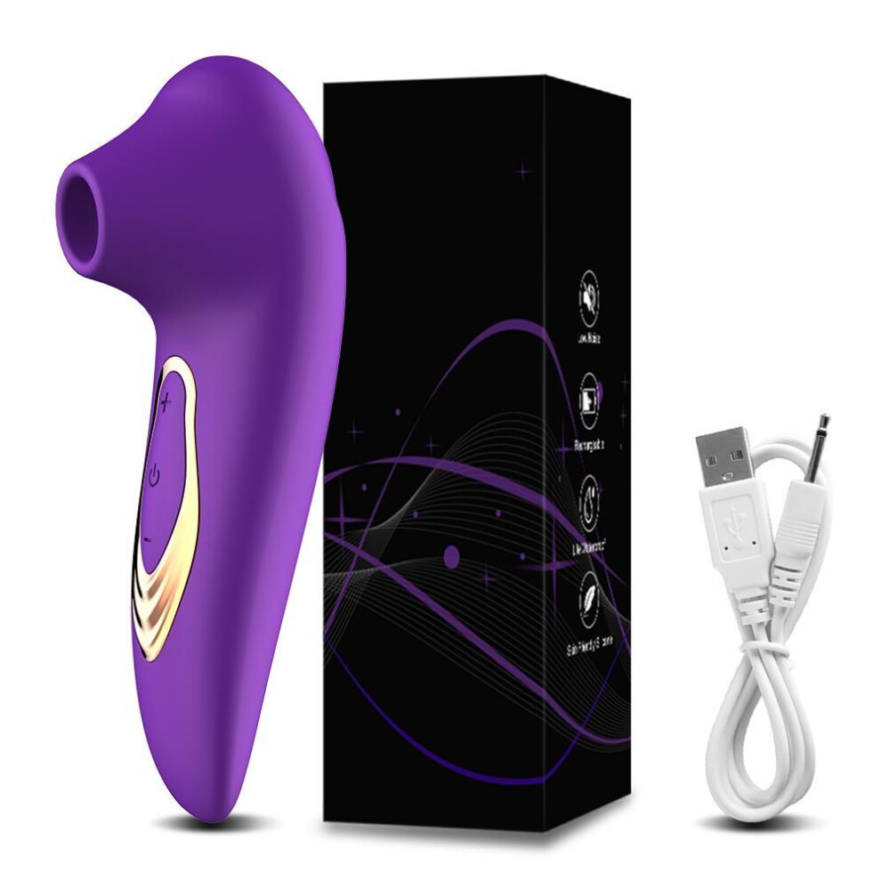 (purple) Pomfw Clitoral Stimulator G Spot Vibrator Clitoris Sucker Oral Sex Tongue Lick Nipple Suckers Sex Toys