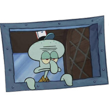 (150x100cm, Squidward) Cartoon Tapestry Funny Tapestries Background For Dorm Living Room Wall Decor