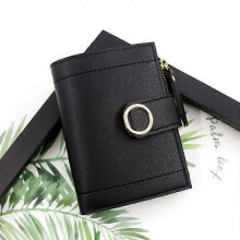 Women's card wallet women's clutch bag BLACK black