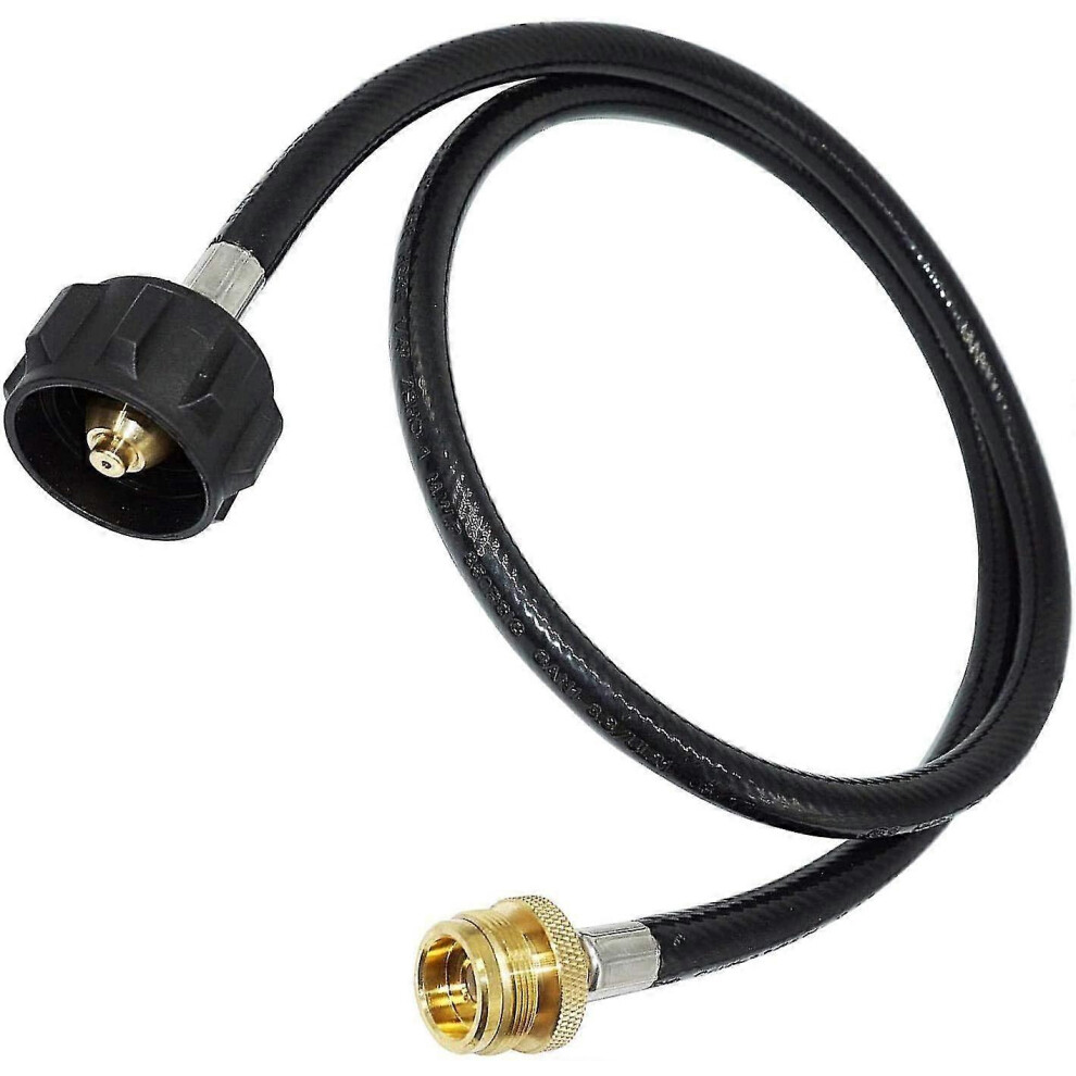 Propane Hose Adapter, Connects 1lb Bbq To 20lb Gas Tanks, for Portable Grill, Buddy Heater, Tabletop Stove, Griddle - Qcc1 Connector