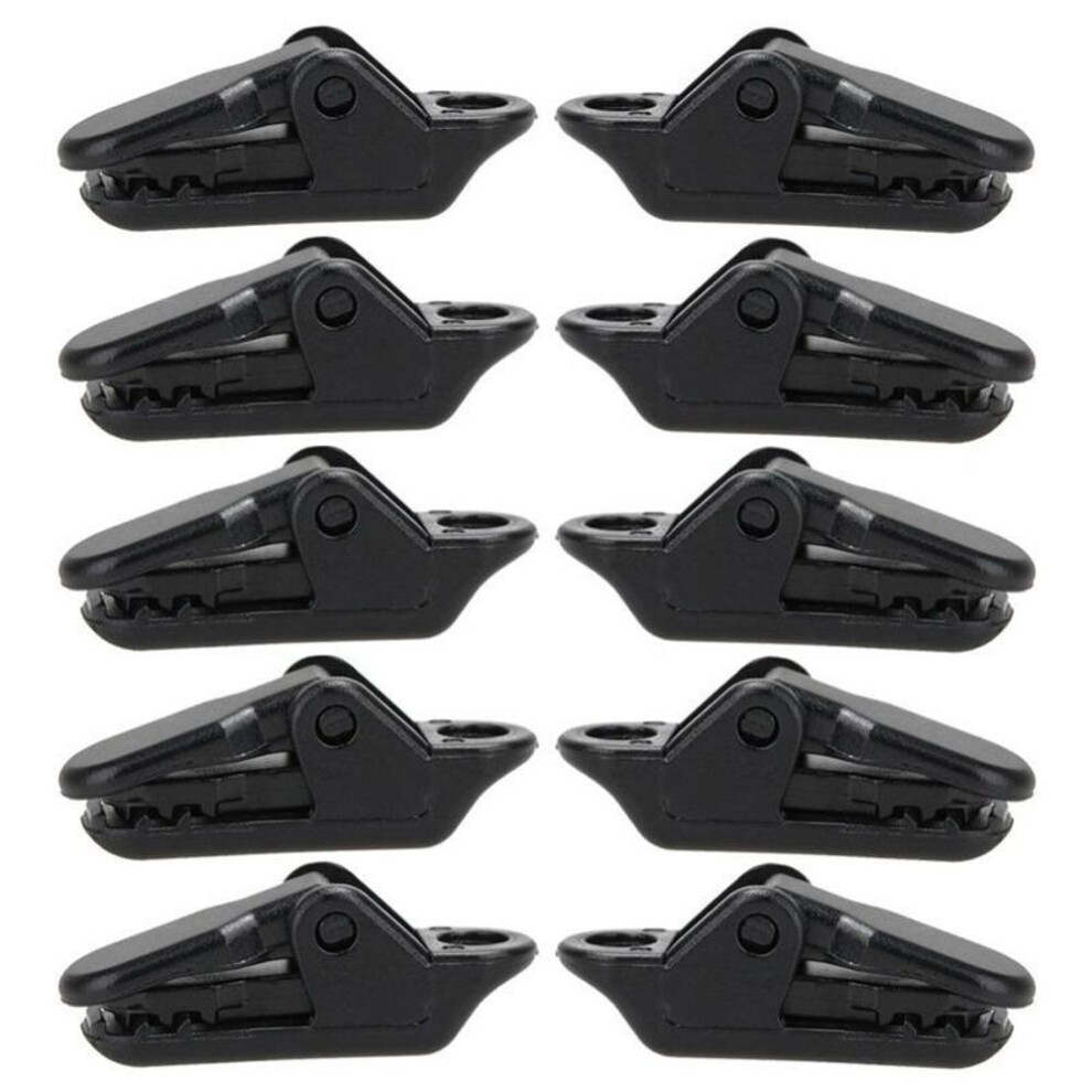 10pcs Tent Awning Canopy Clamp Tarp Clip Snap Canvas Gripper Caravan Jaw Grip Trap Tighten Tool