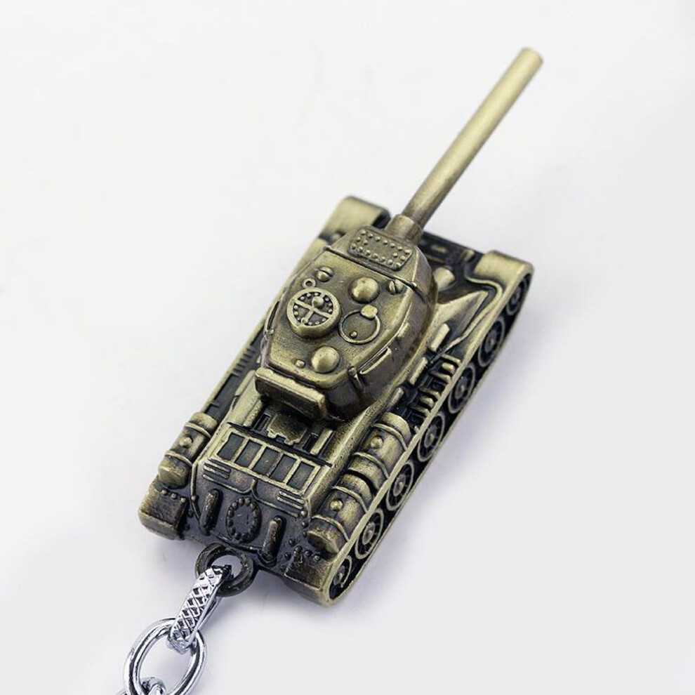 (Other, antique copper) Tank Key Ring Keychain Pendant Gift