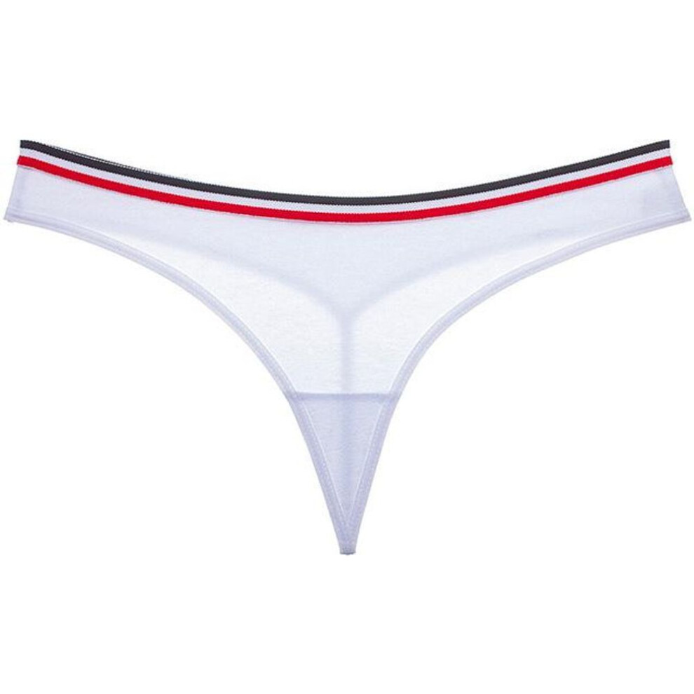 (white, L) DULASI Women&apos;s Cotton G-String Thong Panties Underwear Women Briefs Sexy Lingerie Pants Low-Rise