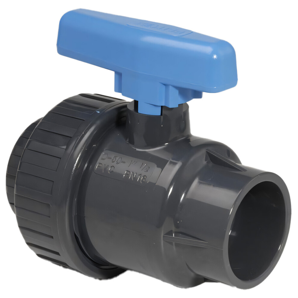 Pvc-U Ball Valve Su Econ/Plain Socket Epdm 75Mm 5060220142817
