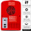 (Red) Coca Cola Mini Fridge Bedroom, Desktop Refrigerator Beverage Mini Fridge 3