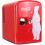(Red) Coca Cola Mini Fridge Bedroom, Desktop Refrigerator Beverage Mini Fridge 1