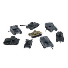 1pc 1:144 Model Toy 4D Sand Table Plastic Tiger Tanks World War II Germany Tank Zekai