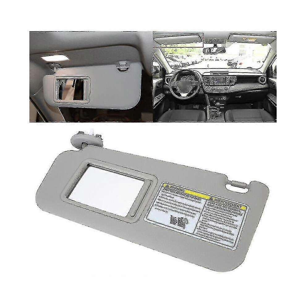 Left Sun Visor For Driver's Seat, 74320-42501-B2, For Rav4 2006-2009, Gray 5778930660049