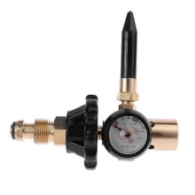Brass Helium Latex Pressure Reducer with Pressure Gauge for G5/8 Tank Balloon Inflator Regulator Zekai