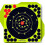 50pcs Self-adhesive Reactivity Shooting Splatter Target Pasters Aim Hunt Target Papers Stickers Fluorescent Target 1