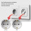 Sockets Child Safety Lock, Thickening Child Safety Socket - Socket Protection Fo Zekai 4