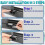 Sliding Window Locks (4 Pack), Security Window Locks with Keys, Adjustable Aluminum Sliding Window Zekai 4