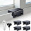 Sliding Window Locks (4 Pack), Security Window Locks with Keys, Adjustable Aluminum Sliding Window Zekai 2