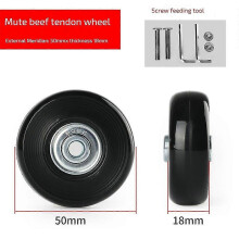 (50mm*18mm) Replacement Travel Luggage Suitcase Wheels Axles Repair Kit Dia.40/50/60mm Zekai
