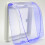 (Blue) 86 Type Switch Waterproof Box Dustproof Splash-proof Durable Power Outlet Socket Protective Cover For Bathroom 5