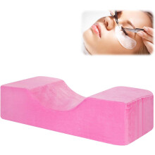 Lash Pillow for Lash Extensions, Ergonomic Curve Memory Foam Pillow U- Shape Neck Support Beauty Salon Pillow for Beauty Salon Makeup Sleeping Travel
