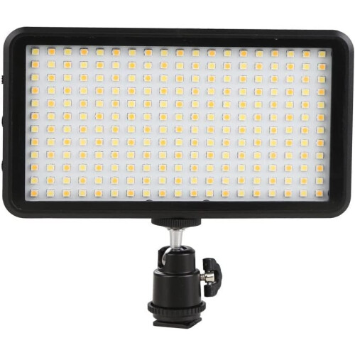 W228 LED Video Light 6000k Dimmable Ultra Bright Panel Digital Camera/Camcorder Light, LED Light (No Battery)