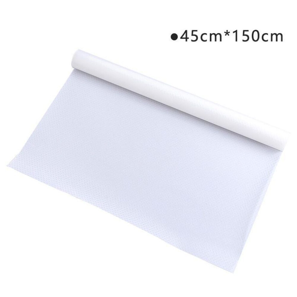 (as the picture, 45*150) Transparent Waterproof Eva Cabinet Mat - Customizable Anti-slip, Moisture-resistant Liner For Drawers, Kitchen, Refrigerator, And Wardrobe Surfaces.